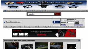 What Classicoldsmobile.com website looked like in 2015 (8 years ago)