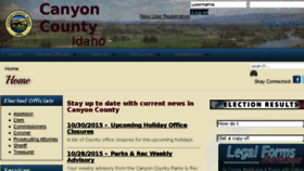 What Canyoncounty.org website looked like in 2015 (8 years ago)
