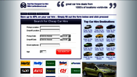What Carhiredirect.co.uk website looked like in 2015 (8 years ago)