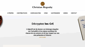 What Christian-regouby.fr website looked like in 2015 (8 years ago)