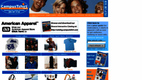What Campustshirt.com website looked like in 2015 (8 years ago)