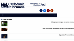 What Ciudadaniainformada.com website looked like in 2015 (8 years ago)