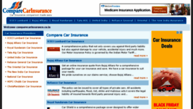 What Comparecarinsurance.co.in website looked like in 2015 (8 years ago)