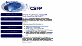 What Csfp-online.org website looked like in 2015 (8 years ago)