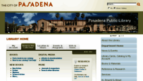 What Catalog.cityofpasadena.net website looked like in 2015 (8 years ago)