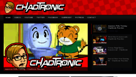 What Chadtronic.com website looked like in 2015 (8 years ago)