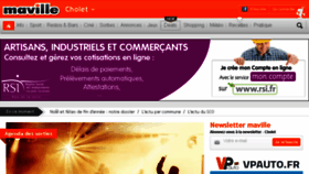 What Cholet.maville.com website looked like in 2015 (8 years ago)