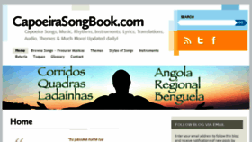 What Capoeirasongbook.com website looked like in 2015 (8 years ago)