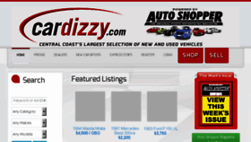 What Cardizzy.com website looked like in 2015 (8 years ago)