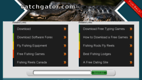 What Catchgator.com website looked like in 2015 (8 years ago)