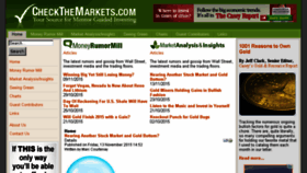 What Checkthemarkets.com website looked like in 2015 (8 years ago)