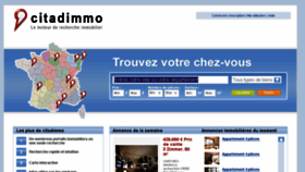 What Citadimmo.fr website looked like in 2015 (8 years ago)