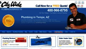 What Citywideplumbing.us website looked like in 2015 (8 years ago)