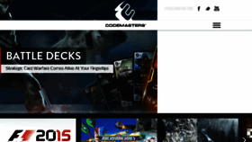 What Codemasters.de website looked like in 2015 (8 years ago)