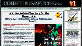 What Collectibles-articles.com website looked like in 2015 (8 years ago)