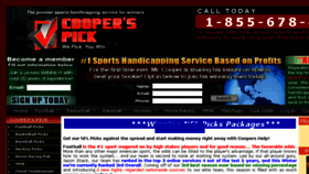 What Cooperspick.com website looked like in 2015 (8 years ago)