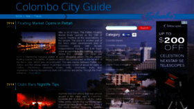 What Colombocityguide.com website looked like in 2015 (8 years ago)