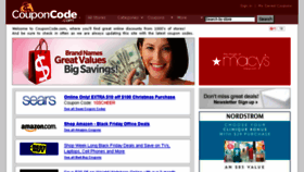 What Couponcode.com website looked like in 2015 (8 years ago)