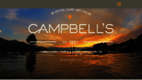 What Campbellsresort.com website looked like in 2015 (8 years ago)