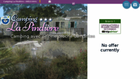 What Camping-la-pindiere.com website looked like in 2015 (8 years ago)