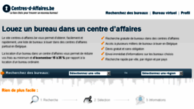 What Centres-d-affaires.be website looked like in 2015 (8 years ago)