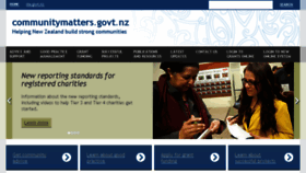 What Communitymatters.govt.nz website looked like in 2015 (8 years ago)