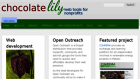 What Chocolatelilyweb.ca website looked like in 2015 (8 years ago)