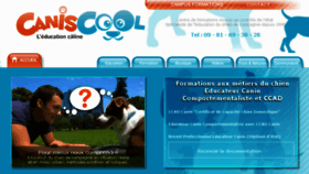 What Caniscool.com website looked like in 2015 (8 years ago)