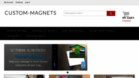 What Custom-magnets.com website looked like in 2015 (8 years ago)