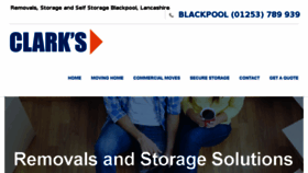 What Clarksremovals.co.uk website looked like in 2015 (8 years ago)