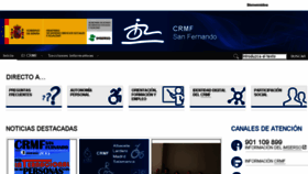 What Crmfsanfernando.es website looked like in 2015 (8 years ago)
