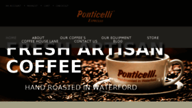 What Coffeewarehouse.ie website looked like in 2015 (8 years ago)