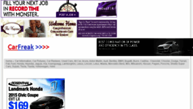 What Carfreakz.com website looked like in 2015 (8 years ago)