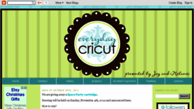 What Cricutholiday.com website looked like in 2015 (9 years ago)