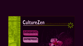 What Culturezen.com website looked like in 2015 (8 years ago)