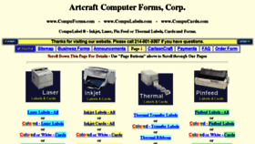 What Compuforms.com website looked like in 2015 (10 years ago)
