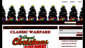 What Classicwarfare.com website looked like in 2015 (8 years ago)