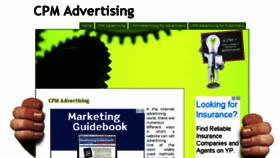 What Cpmadvertising.net website looked like in 2015 (8 years ago)