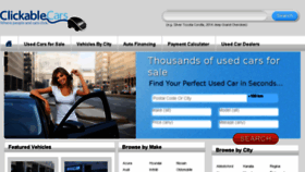 What Clickablecars.com website looked like in 2015 (8 years ago)