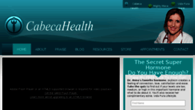 What Cabecahealth.com website looked like in 2015 (8 years ago)
