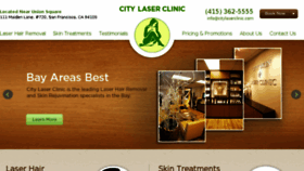 What Citylaserclinic.com website looked like in 2015 (8 years ago)