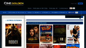 What Cinegolden.com website looked like in 2015 (8 years ago)