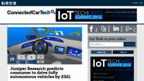 What Connectedcar-news.com website looked like in 2015 (8 years ago)