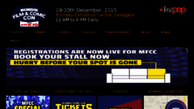 What Comicconmumbai.com website looked like in 2015 (8 years ago)