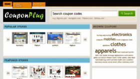 What Couponplug.com website looked like in 2015 (8 years ago)
