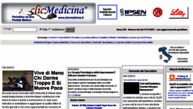What Clicmedicina.it website looked like in 2015 (8 years ago)