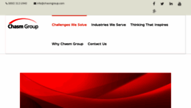 What Chasmgroup.com website looked like in 2015 (8 years ago)