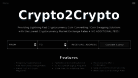What Crypto2crypto.com website looked like in 2015 (8 years ago)