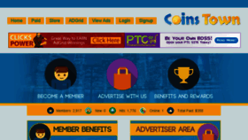 What Coinstown.com website looked like in 2015 (10 years ago)