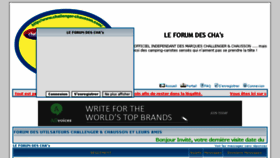 What Challenger-chausson.com website looked like in 2015 (8 years ago)
